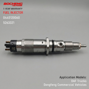 Injecteur de carburant Common Rail de haute qualité 0445120060 5263321 pour moteur de camion Cummins ISDe DAF LF45 LF55 - Product Image 1