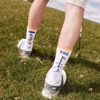Chaussettes de golf de performance rembourrées fabriquées en Corée, respirantes, à séchage rapide, idéales pour le golf, le tennis et les sports de plein air