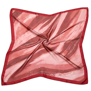 Modern Abstract Brushstroke Pattern Polyester <b>Scarf</b> 70*70cm <b>Square</b> Neck <b>Scarves</b> for Women Casual Office Wear - Product Image 1