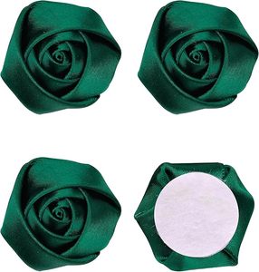 Fleurs en tissu 4D faites à la main Atin Ribbon Rose pour la décoration de <span class=keywords><strong>mariage</strong></span> <span class=keywords><strong>DIY</strong></span>, l'emballage cadeau, les bandeaux, les épingles à cheveux, les nœuds, les travaux manuels et les appliques de couture - Product Image 4