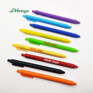 Promosyon reklam için toptan özel Logo 0.5mm plastik jel kalemler Set tükenmez kalem tasarım beyaz mavi kırmızı sarı mürekkep - Product Image 6