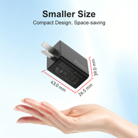 Chargeur mural rapide Merryking 30W avec certification PD 3.0, prise AR, chargeur rapide 30W PD Type-C pour ordinateur portable et téléphone portable