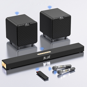 Altavoz Digital de 2.2 Canales, Sistema Inalámbrico de 500W, Amplificador con Micrófono para TV como Canal Central - Product Image 1