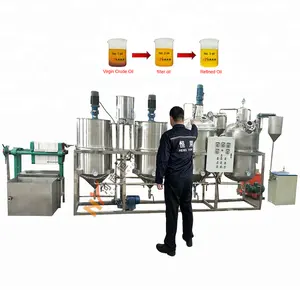 Hochwertige Canolaöl-Refining-Maschine Palmöl Kochöl-Refineriemaschine schwarzes Sonnenblumenöl Extraktions- und Refiningsmaschine