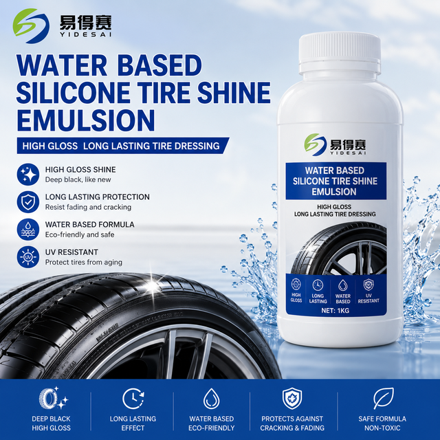Water Based Silicone Emulsion for Tire Shine Textile Softener and Mold Release | High Stability Silicone Oil Emulsion