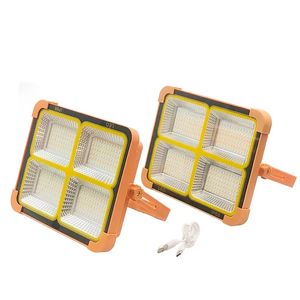 Proiettore a LED ricaricabile ad alta potenza luce solare da campeggio portatile per giardino e esterno Super luminoso con corpo in plastica - Product Image 2