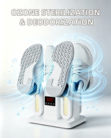 Séchoir à chaussures réglable à air froid et chaud, machine électrique portable pour sécher les bottes, les baskets et les chaussures