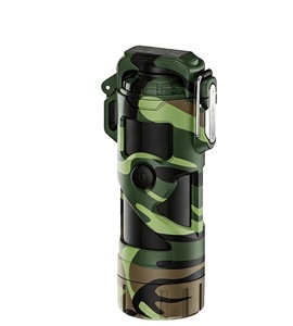 Briquet plasma à arc métallique 2 <span class=keywords><strong>en</strong></span> <span class=keywords><strong>1</strong></span> avec lampe torche LED, étanche, rechargeable par type C, pour le camping <span class=keywords><strong>en</strong></span> plein air, <span class=keywords><strong>en</strong></span> cas d'urgence, logo personnalisé - Product Image 5