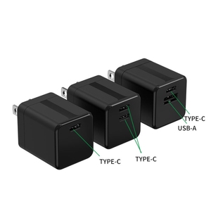 <span class=keywords><strong>Chargeur</strong></span> mural rapide double port 35W PD USB C + QC 3.0 USB A pour <span class=keywords><strong>iPhone</strong></span> 15 14 13 12 Pro Max iPad Samsung S24 Ultra - Product Image 1