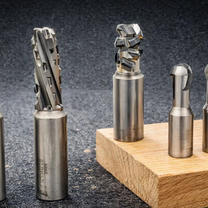 Spiral Flush Trim <b>Bit</b> CNC Machinery Tools Parts Diamond Teeth Milling Cutter Coated Top Quality PCD Milling Cutter - Product Image 1