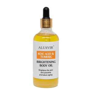 Label pribadi Minyak perawatan tubuh, asam Kojic kunyit melembabkan mencerahkan pemutih penghilang bintik hitam kulit produk perawatan tubuh - Product Image 5