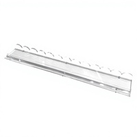 Support magnétique transparent en acrylique pour tuiles de mahjong, règle de placement magnétique, organisateur de jeu transparent pour 4 joueurs