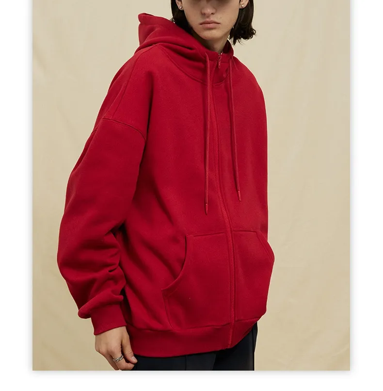 unisex full face zip up hoodies jacket,full zip up hoodie custom embroidered hoodie,clothing manufacturers custom zip up hoodies