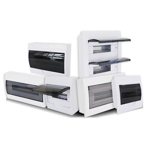 Ayarlanabilir raylı IP40 korumalı 12 yollu 35mm ABS yüzey montajlı DIN ray dağıtım kutusu - Product Image 1