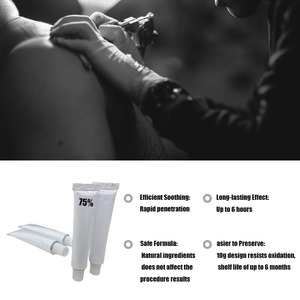 สินค้าใหม่ โปรโมชั่นจำกัดเวลา ครีมสักสีขาว หมึกสัก อุปกรณ์แต่งหน้าและเครื่องมือ สีสักถาวร - Product Image 3