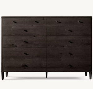 Ensemble de meubles de chambre à coucher de <span class=keywords><strong>style</strong></span> contemporain français en bois de chêne avec <span class=keywords><strong>commode</strong></span> à 12 tiroirs - Product Image 6