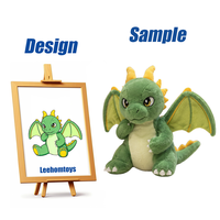Jouets en peluche dinosaures personnalisés au toucher doux pour enfants, cadeau, poupée en peluche avec rembourrage en coton pour anniversaire, haute qualité, personnalisable