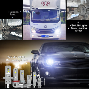 H7 H18 phare LED 90W Canbus 10000LM sans ventilateur H1 H3 H4 H8 H11 9005 9006 Faros Delantero Luces LED Auto/camion pièces 12V 24V 48V - Product Image 4