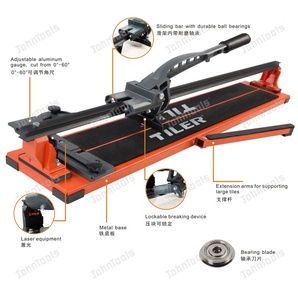 Outils de Coupe De carreaux Équipée avec <span class=keywords><strong>Laser</strong></span> pour Couper les Carreaux De Céramique pour L'installation Du Plancher et Mur Carreaux Brun Boîte de Base En Acier - Product Image 2