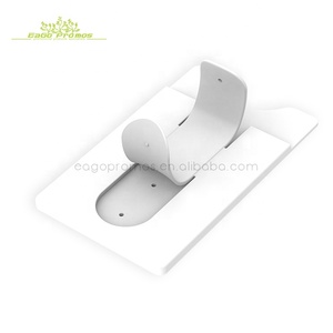 2023 2024 bán buôn tùy chỉnh phổ cảm ứng <span class=keywords><strong>U</strong></span> đứng thẻ tín dụng Silicone Snap điện thoại di động chủ/Silicone điện thoại đứng - Product Image 6