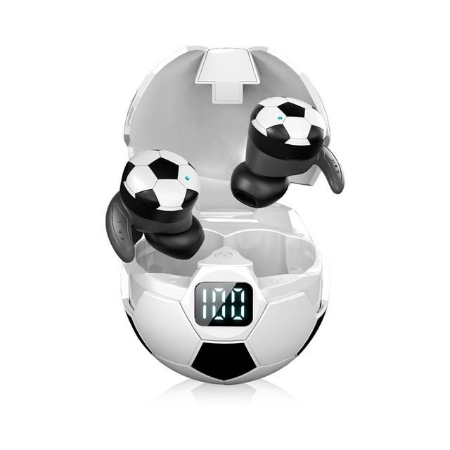 Basketball Baseball Football Shape Deep Bass in Ear Blue Tooth Headphone Sport Headset Stereo Earbuds TWS 5.0 Wireless Earphone