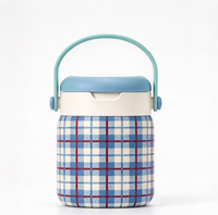 Bocal alimentaire isotherme en acier inoxydable Hong Ling pour enfants, anti-fuite, pour aliments chauds ou froids, avec design personnalisé, double paroi isolée