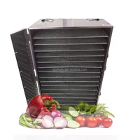 16-laags commerciële fruitdroogmachine voor het drogen van groenten, fruit, vlees, kruiden en jerky - HJ-CM009-16