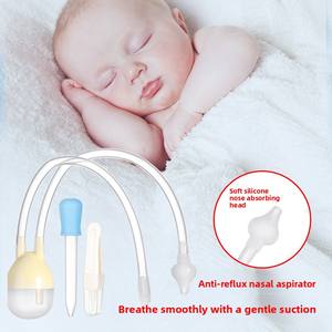 Aspirador Nasal antirreflujo, alimentador de medicina, juego de combinación de Clip Booger, pinzas tipo catéter de succión bucal de comercio exterior - Product Image 2