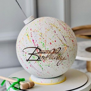 Décoration de gâteau Joyeux Anniversaire en acrylique pour enfants, fournitures de fête, décorations <span class=keywords><strong>papillon</strong></span> pour photos - Product Image 4