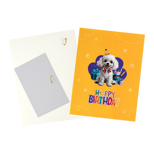 Pop up <span class=keywords><strong>carte</strong></span> d'anniversaire 3D fait à la main <span class=keywords><strong>joyeux</strong></span> anniversaire impression personnalisée <span class=keywords><strong>carte</strong></span> de voeux série de chien de compagnie pour enfants fils fille <span class=keywords><strong>amoureux</strong></span> - Product Image 6