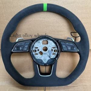 Vente chaude En Fiber De Carbone Nouveau Volant pour <span class=keywords><strong>Audi</strong></span> B9 A3 A4 A5 S4 RS5 S3 S4 S5 A6 A7 A8 Q5 Q7 <span class=keywords><strong>Q8</strong></span> TT R8 S6 RS6 RS7 S7 B8.5 B8 - Product Image 1