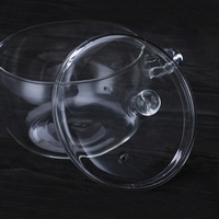 Kinglang — casserole en verre Transparent résistant à la chaleur, bol de cuisson durcissant pour le four à micro-ondes