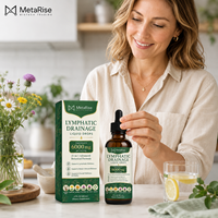 Gouttes de soutien lymphatique et immunitaire pour adultes, marque privée OEM, complément liquide à base de plantes, extrait botanique naturel, 60 ml