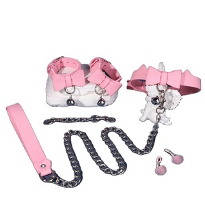 Set de Bondage Scarletsin C-32-<span class=keywords><strong>3</strong></span> SM, Juego de Cuatro Piezas con Esposas y Collar, Estilo Dulce y Femenino, Dispositivo de Disciplina y Tortura - Product Image 2