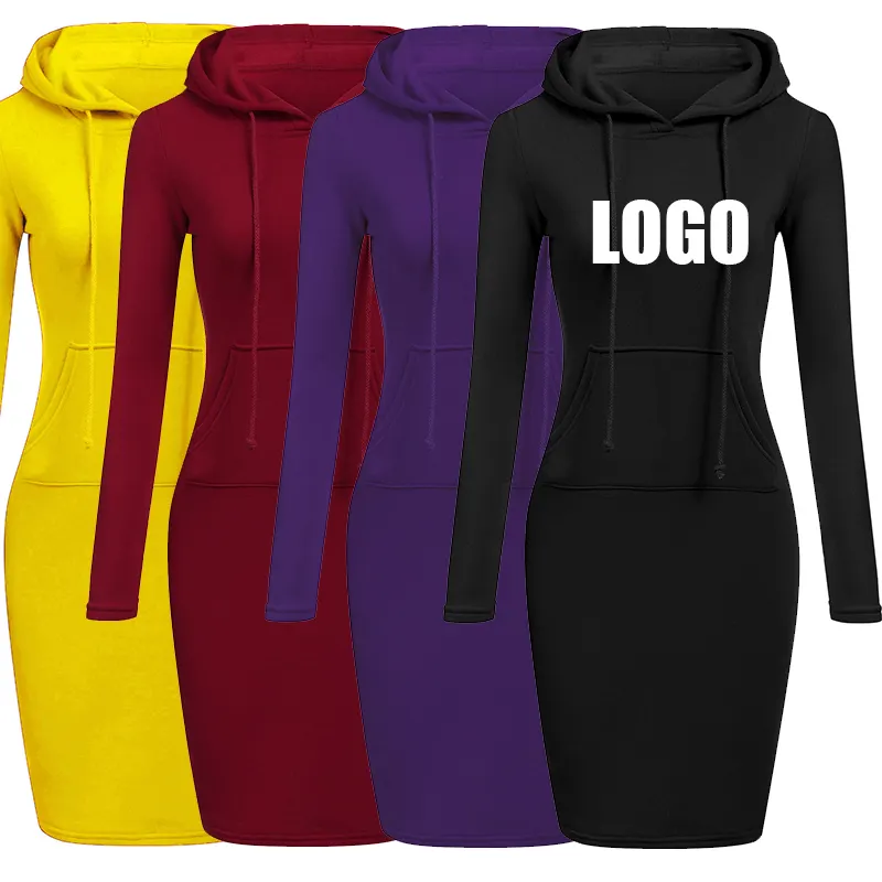 Толстовки с логотипом на заказ, Женский пуловер средней длины с длинным рукавом, женские толстовки с вышивкой на заказ, Свитшот