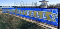Écrans de clôture sportifs haut de gamme avec logo, couvertures d'intimité pour terrains de tennis, clôtures pour terrains de baseball, écrans de clôture et pare-vent imprimés