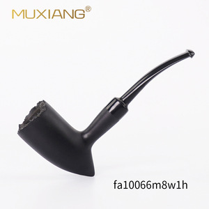 Muxiang Smoking Pipe Bent Type Fa10066 Tobacco Pipe For Personal Gift - Product Image 1