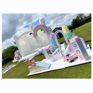 Aire de jeux pour enfants jouets souples aire de jeux intérieure PVC maison de rebond fosse à balles avec toboggan bébé blocs d'escalade jeu doux - Product Image 6