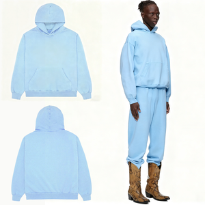 Designer Winter Oversized Unisex Hoodies Sweatshirts Cotton Thick Comfortable Stylish Distressed Streetwear Print Sets - Product Image 1