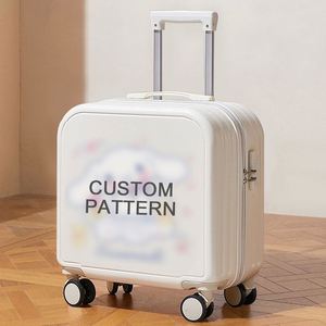 Valise à roulettes pour enfants de 18 pouces, motif personnalisé, fabriquée en usine BSCI, avec 4 roues pivotantes, coque rigide - Product Image 2