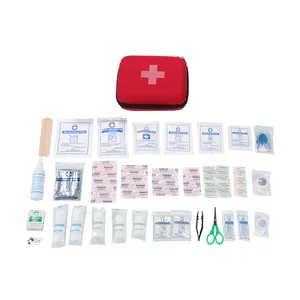 Kit salva-vidas para carros de viagem ao ar livre personalizado de fábrica, kit de primeiros socorros médicos, kit de primeiros socorros familiar