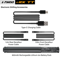 Groupe de transmission électronique L-TWOO ERX TT 2x10 2x12 vitesses pour vélo de triathlon avec freins à disque hydrauliques
