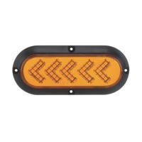 Nouveau feu arrière LED ovale personnalisé de 6 pouces pour camion/remorque, 35 LED SAE/DOT, étanche IP67, 12V, KLT-LITE KW8071