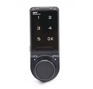 一个最小起订量ABS电子存储珠宝安全柜，带旋转按钮密码的储物柜锁