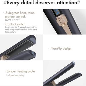 <span class=keywords><strong>Plancha</strong></span> de Pelo Inalámbrica Portátil Recargable con Batería de 10000 mAh, Calentamiento Rápido en 60s, Mini <span class=keywords><strong>Plancha</strong></span> Plana para Viajes - Product Image 4