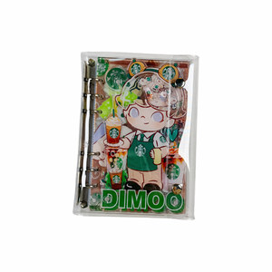 Album photo A6 en acrylique pour économies, porte-cartes à paillettes, album photo DIY fait main, mignon dessin animé, rangement 3 pouces, mini-cartes de célébrités, Hello - Product Image 6