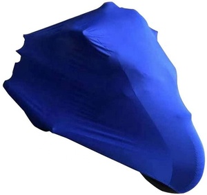 Couverture élastique de bâche de moto Housse de <span class=keywords><strong>protection</strong></span> intérieure en tissu extensible pour motos - Product Image 2