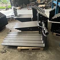 Attaches de chariot élévateur à fourche en acier inoxydable 3M durables, extensions de fourche <span class=keywords><strong>pour</strong></span> chariots élévateurs de 1 à 8 tonnes et utilisation en camion - Product Image 5