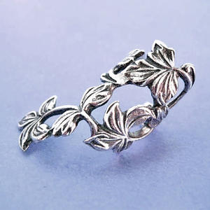 Boucles d'oreilles manchette vintage en argent 925 plaqué or blanc pour femme, à porter au quotidien - Product Image 5