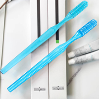 Fabrication en gros personnalisé écologique pas cher hôtel jetable pré-collé brosse à dents pour hôtel Voyage